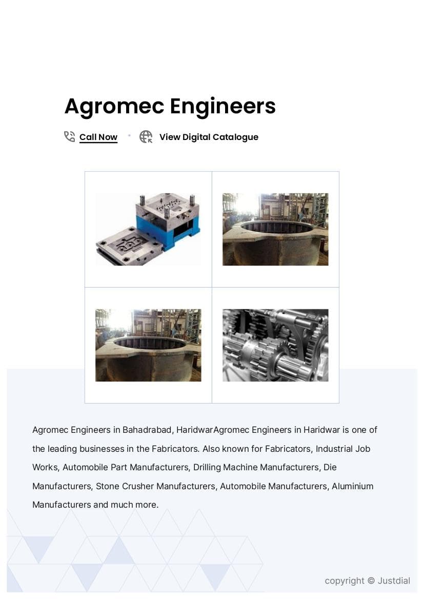 Digital catalogue overview